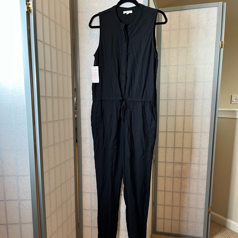 NWT Splendid sleeveless black Brook Jumpsuit